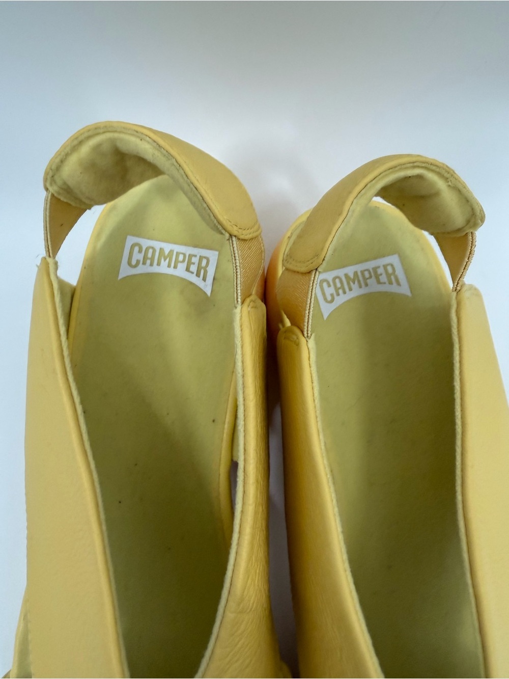 Camper Balloon Yellow Leather Sandal - Picture 6 of 10